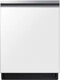 DW80CB545012 Samsung Bespoke Top Control Dishwasher with StormWash™ - White Glass