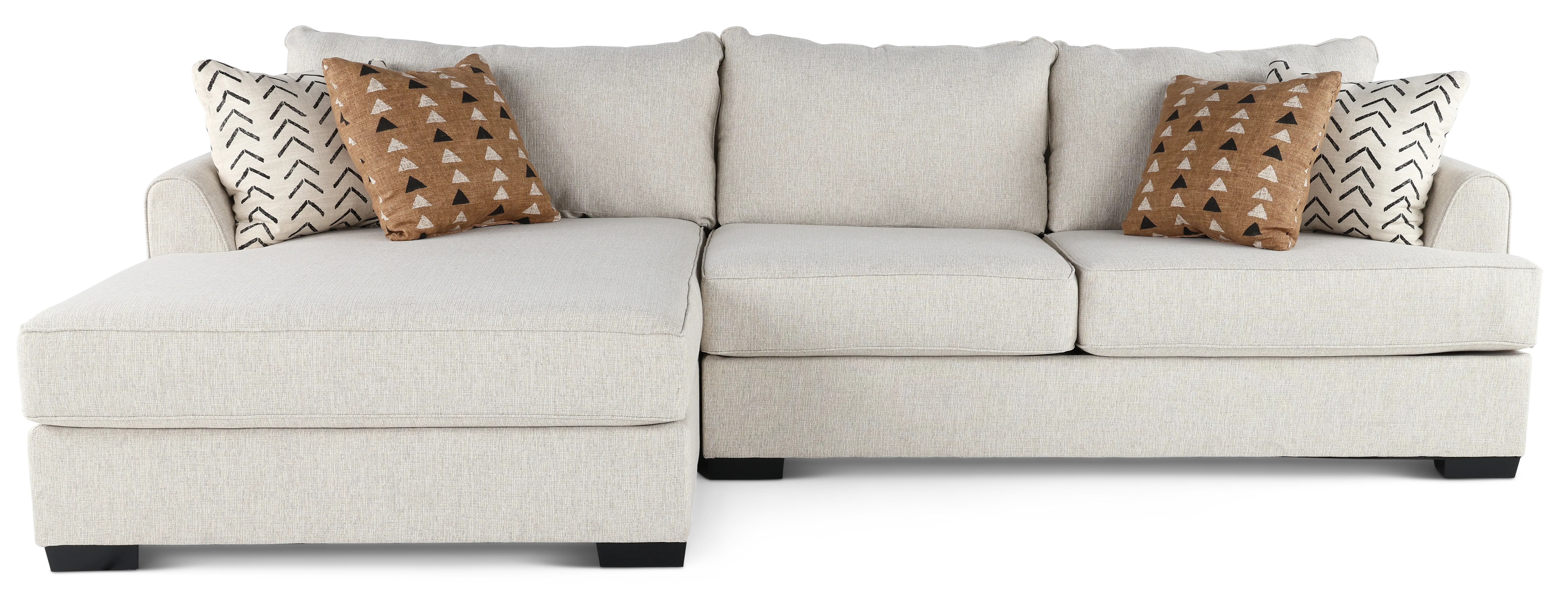 2PC/DAHLIA Dahlia Stone Gray 2-Piece Sectional-1