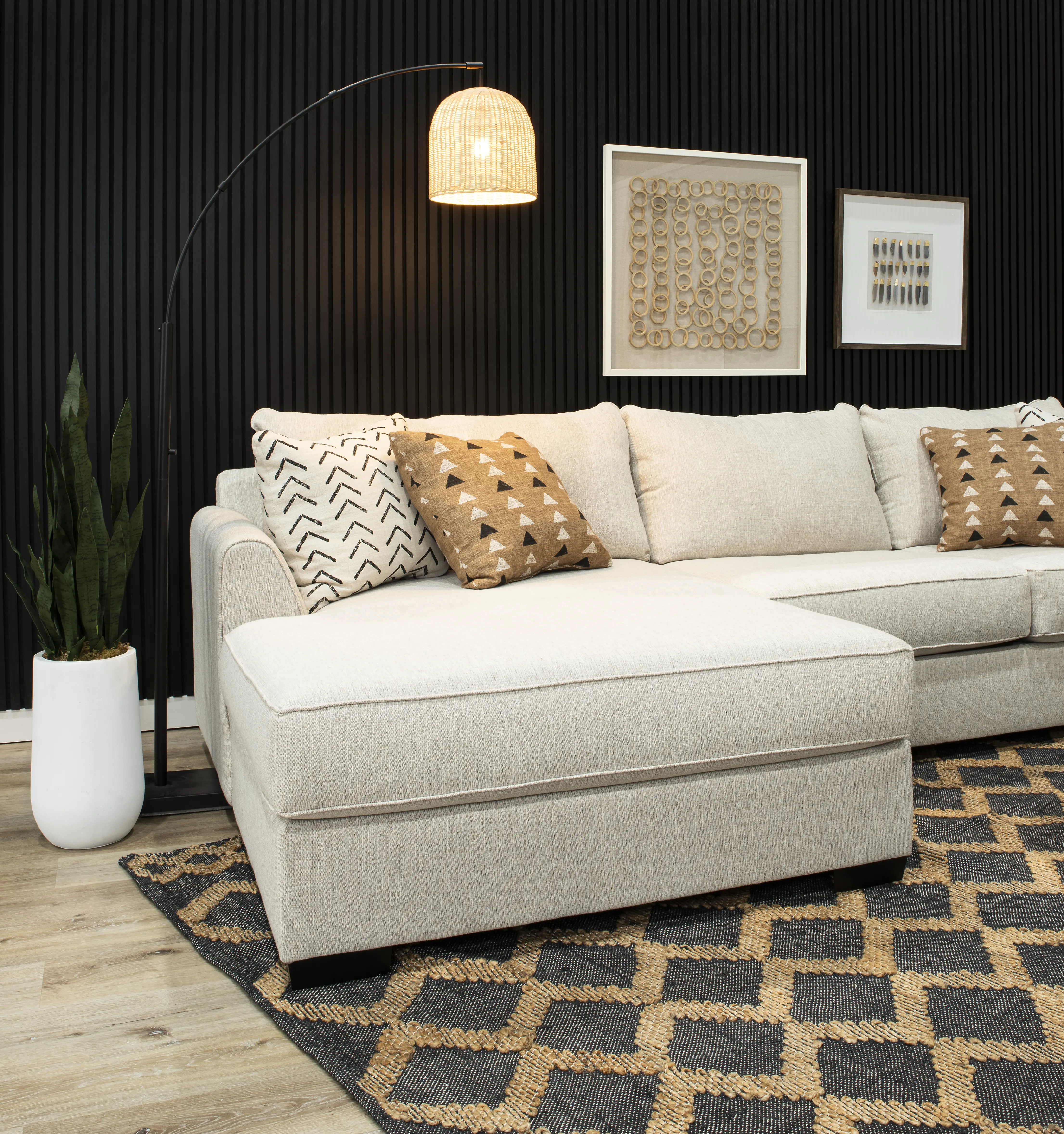 2PC/DAHLIA Dahlia Stone Gray 2-Piece Sectional-7