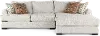 2PC/DAHLIA Dahlia Stone Gray 2 Piece Sectional