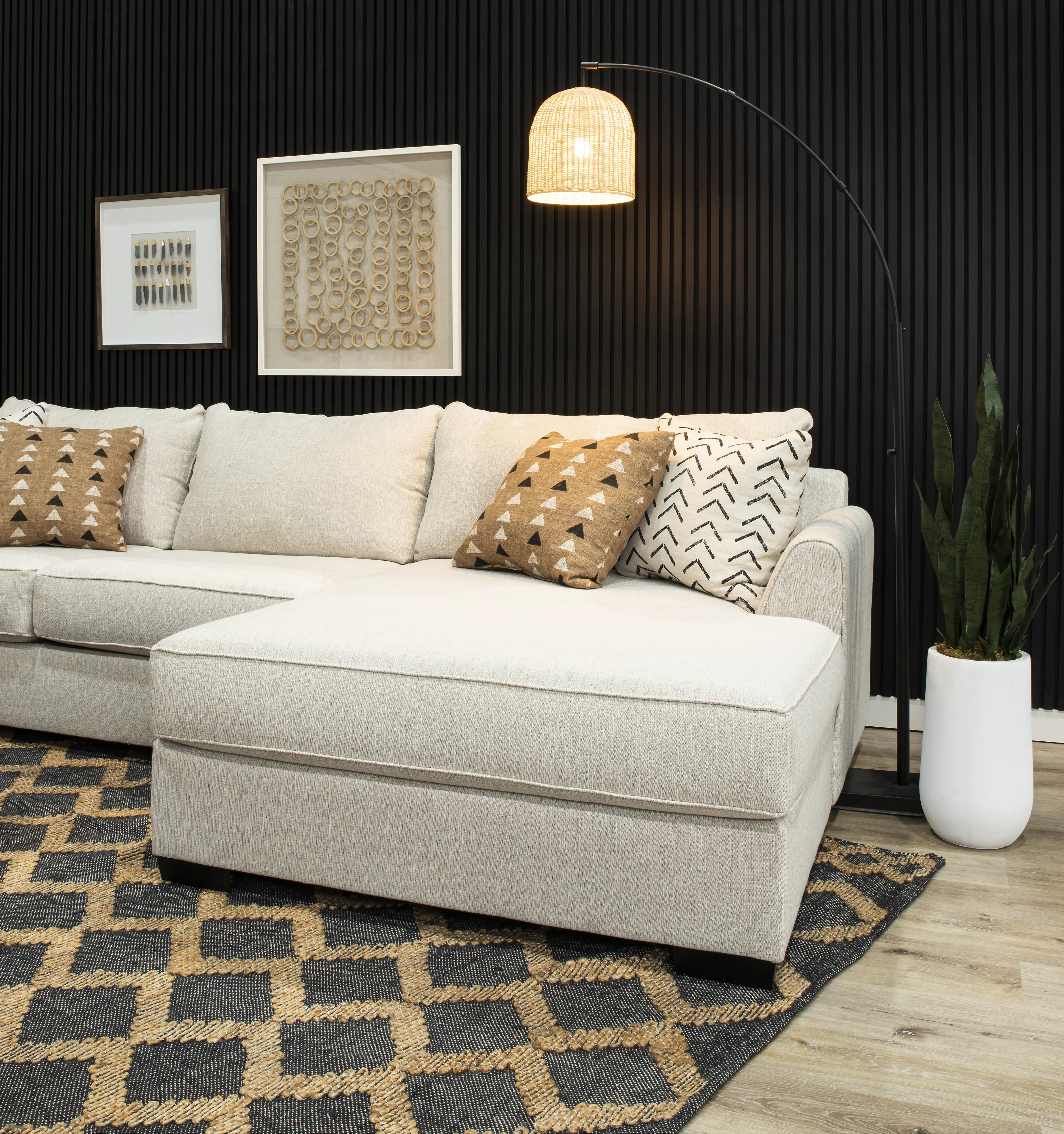 2PC/DAHLIA Dahlia Stone Gray 2 Piece Sectional-7