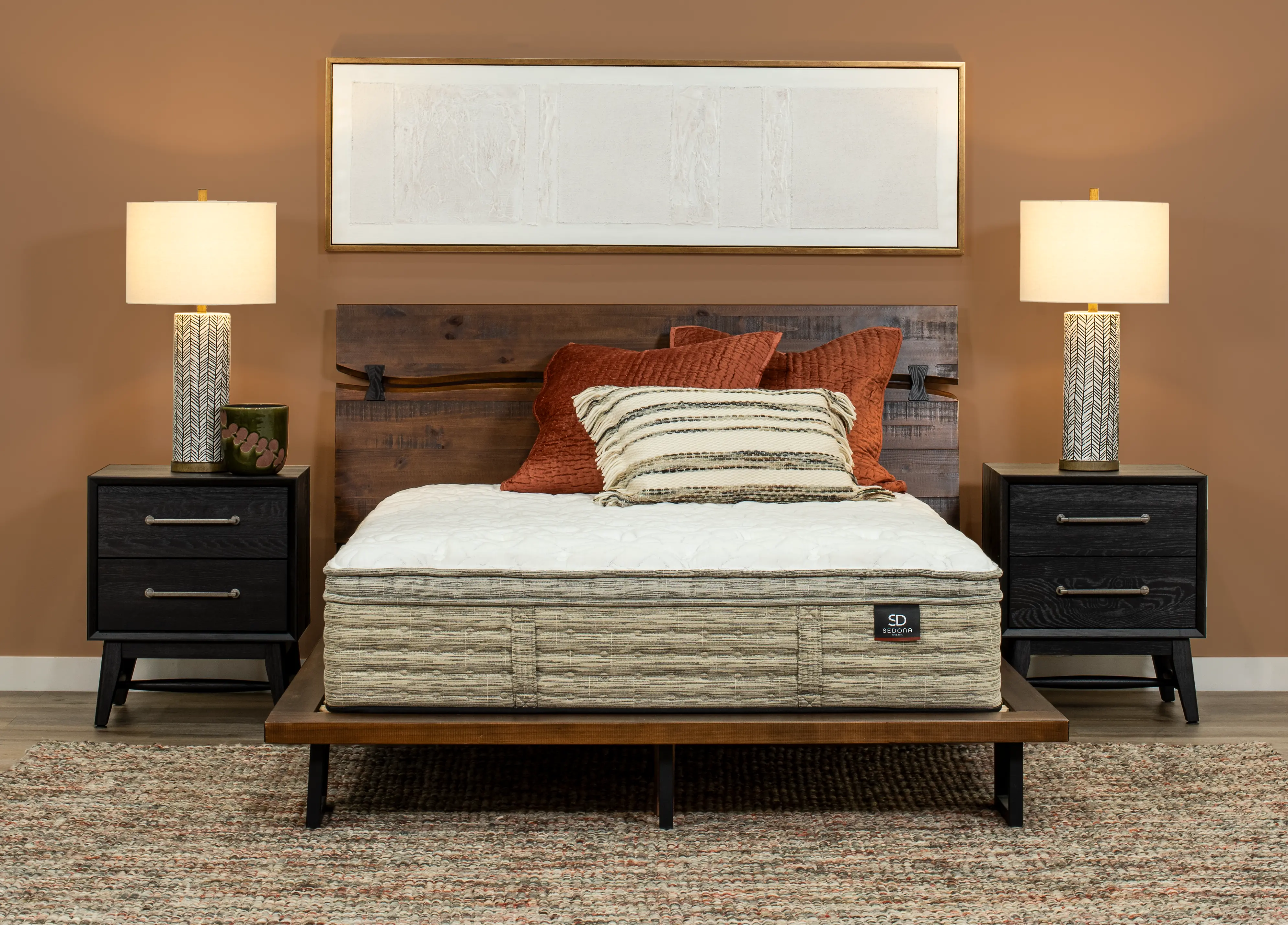 8006KK-1050 King Koil Sedona Medium Euro Top Queen Mattress-2