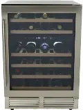 WCD46DZ3S Avanti Designer Series Dual Zone 46 Bottle Wine Cooler - Stainless Steel