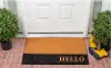 104861729 Hello Black Stripe Doormat