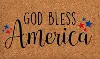 109371729 God Bless America Doormat