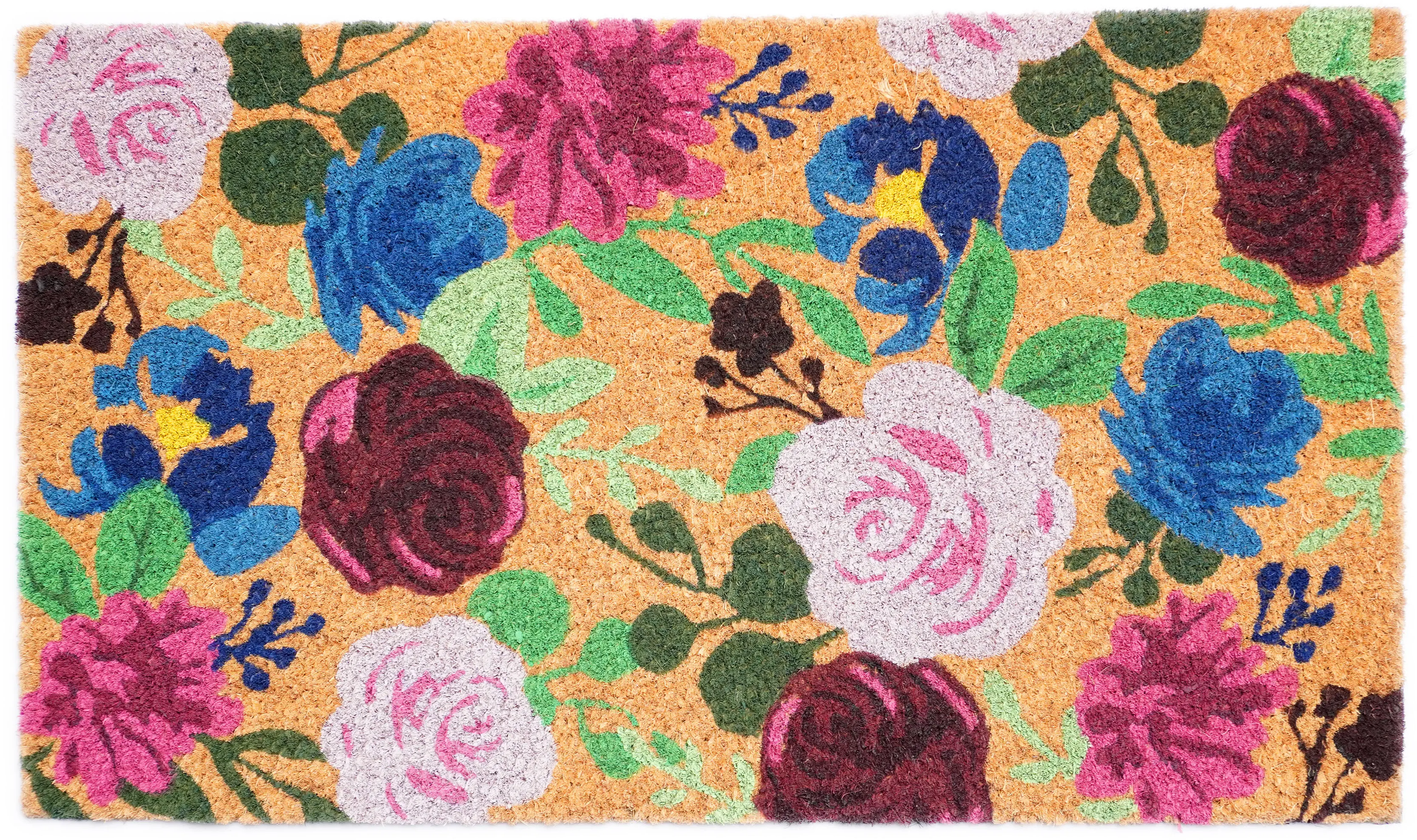 107341729 Boho Flowers Doormat-1