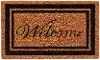 152961830WELC Black Border Welcome Doormat