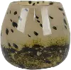 Zell Cream 9 Inch Glass Vase