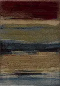 Aden 5 x 8 Sunset Red Blue Area Rug