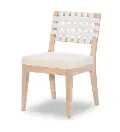 Biscayne Natural Pearl and Linen Dining Chair