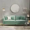 Highland Green Velvet Sofa