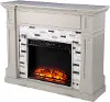 FP1096059 Birkover Gray and Marble Electric Fireplace