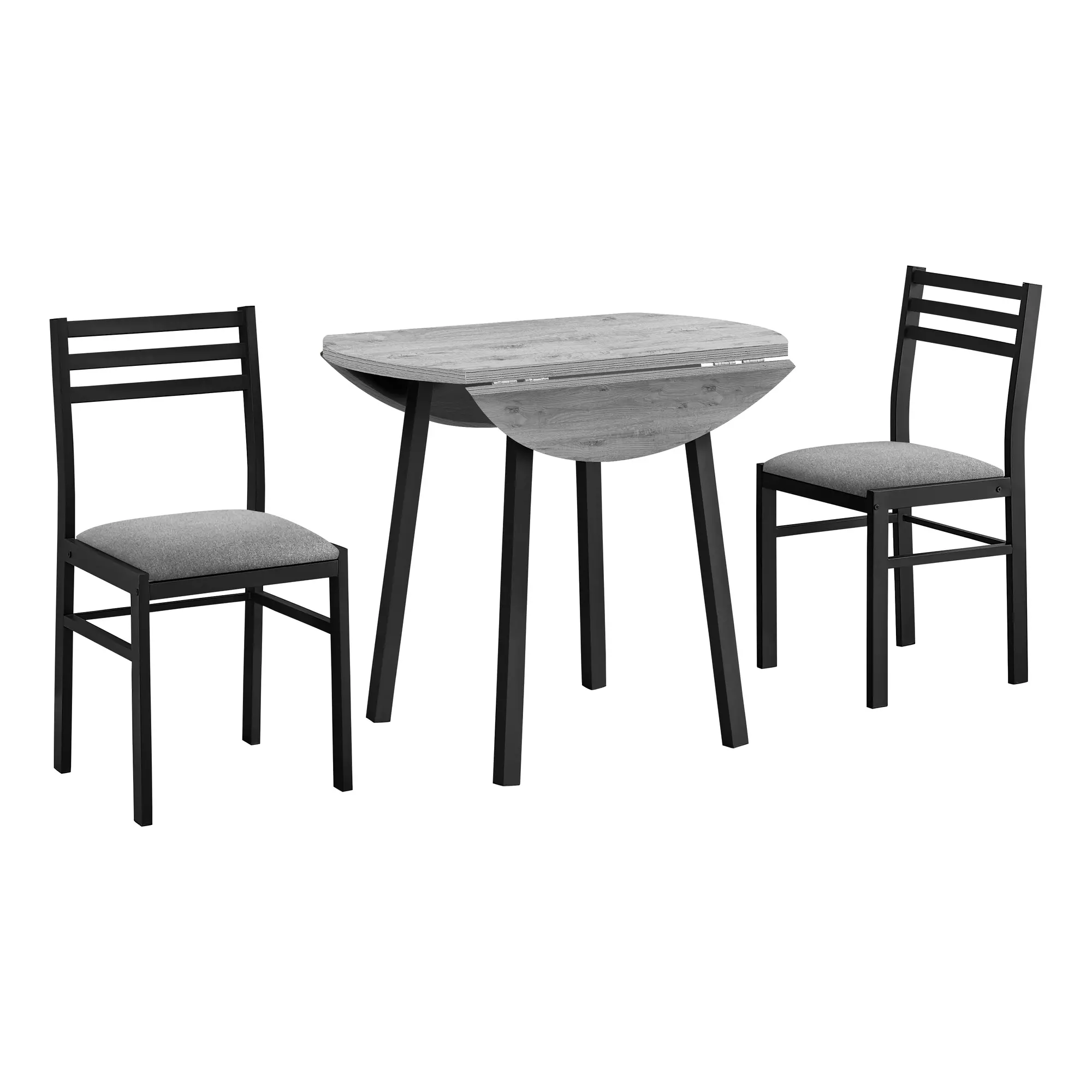 Hadley Gray 3 Piece Dining Set-2