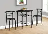 Avery  Black 3 Piece Dining Set