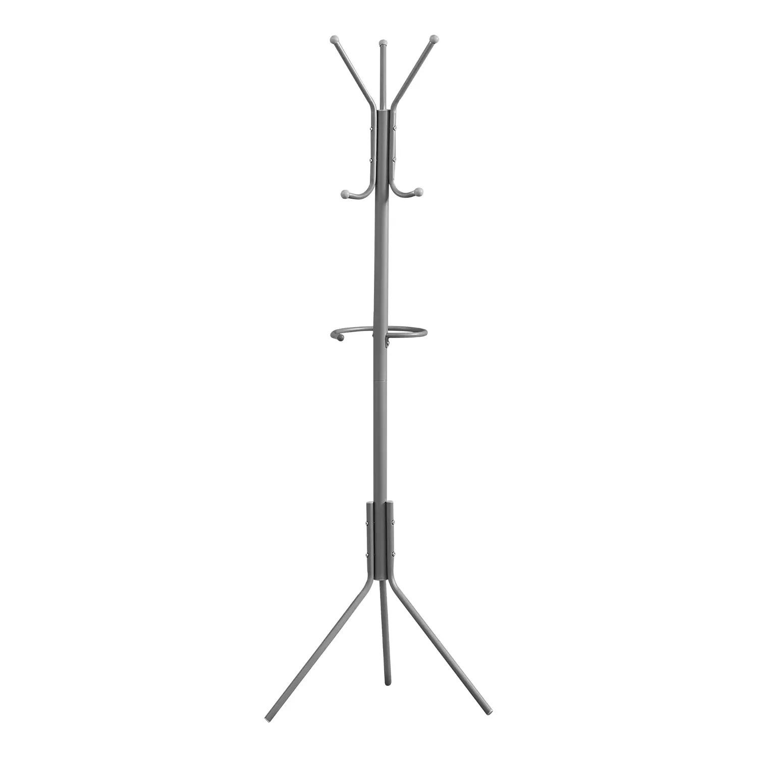 Reign Silver Metal Hall Tree Coat Rack-1