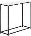 Blaine White and Black Console Table
