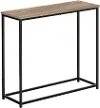 Blaine Taupe and Black Console Table