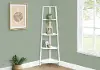 Connor 60  White Corner Bookshelf