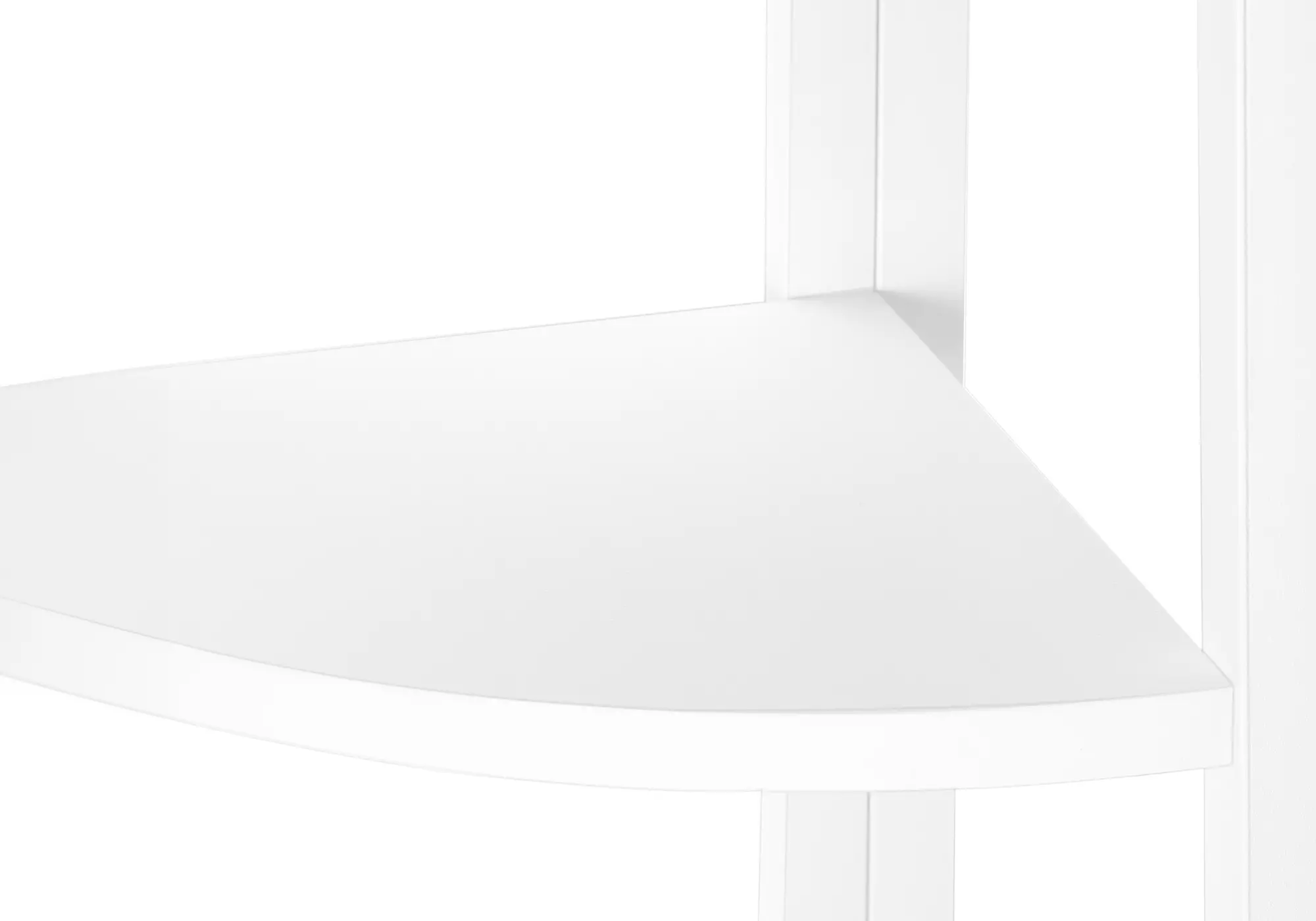 Connor 60 White Corner Bookshelf-6
