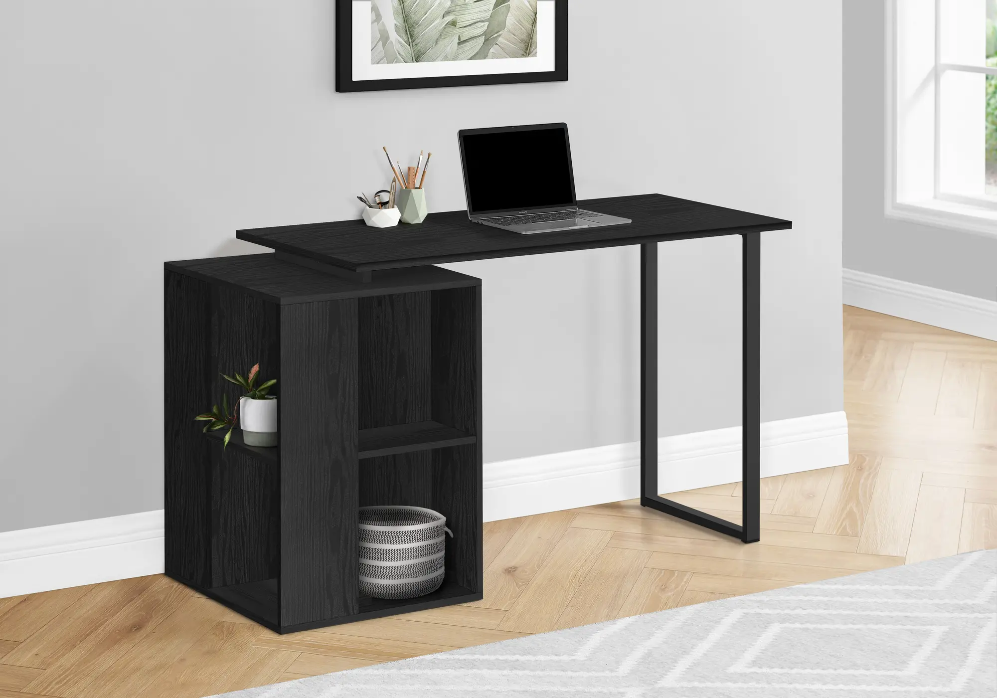 Phineas Black Home Office Desk-1