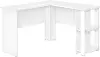 White Corner Office Desk