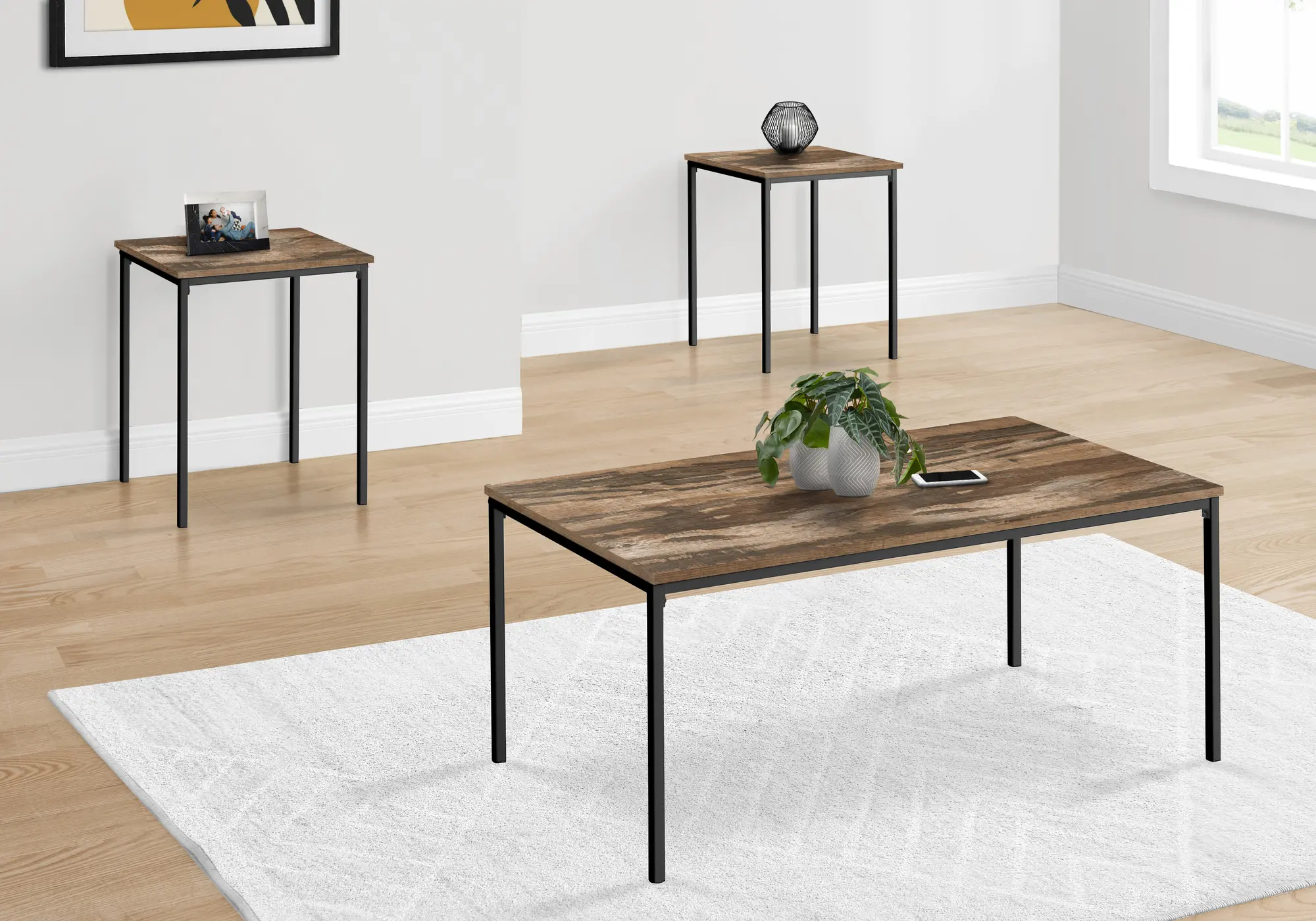 Carly Brown Tables, Set of 3-2