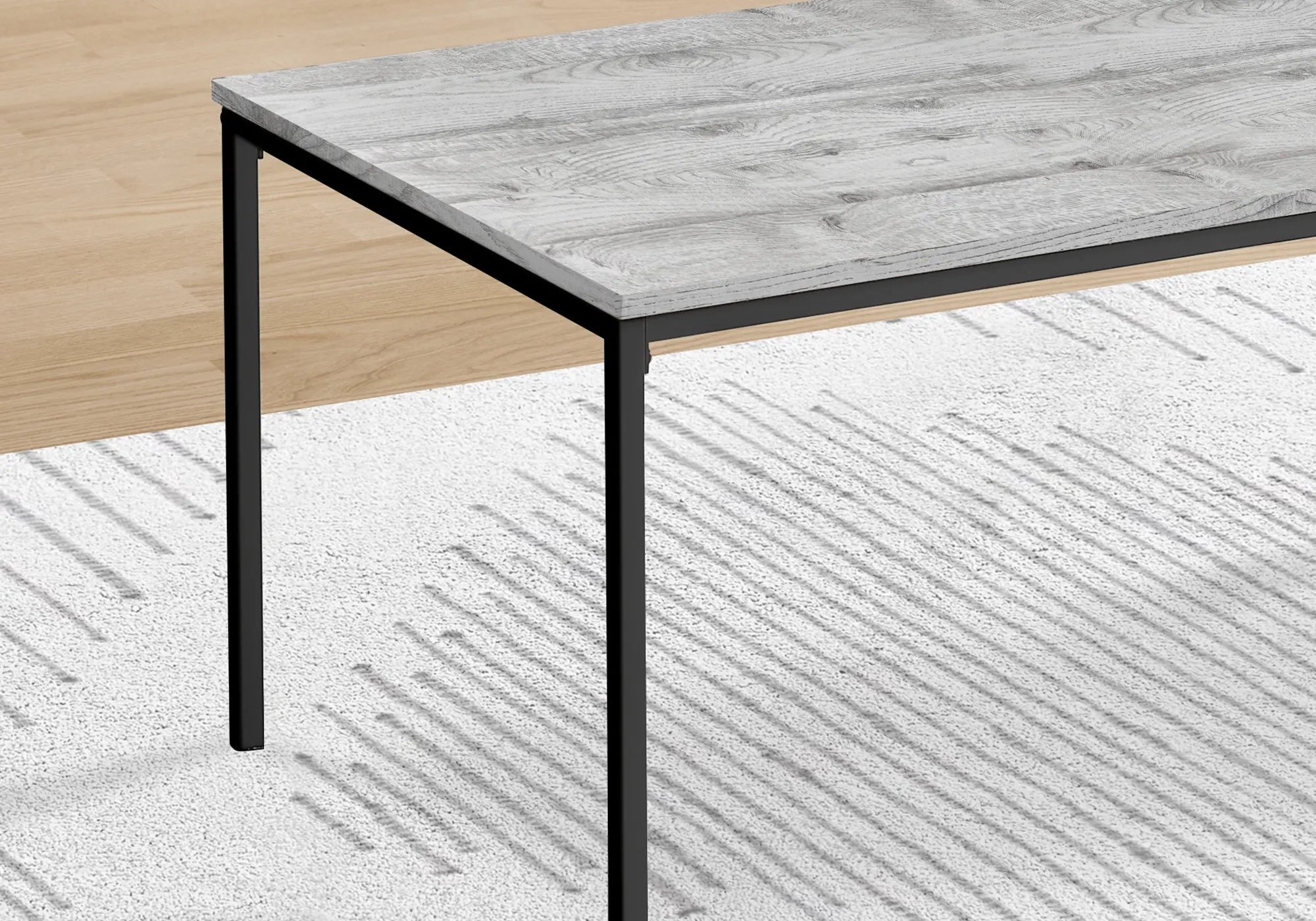 Carly Gray and Black Tables, Set of 3-4