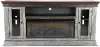 Avalon Gray 82  Fireplace TV Stand