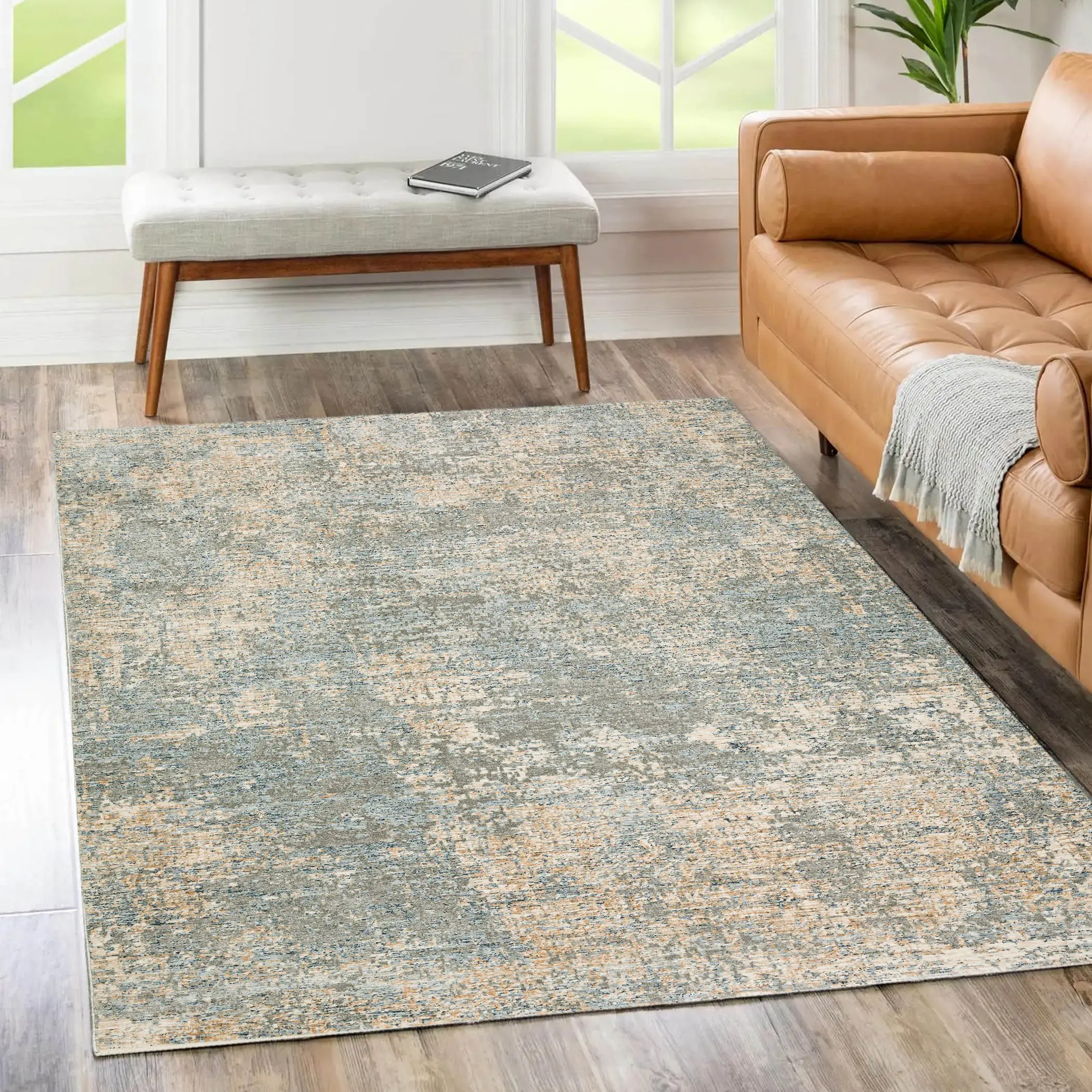 RG6GN5X8 Regal 5 x 8 Granite Gray Area Rug-2