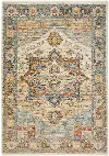 BE2RW8X10 Bergama 8 x 10 Riverview Blue Area Rug