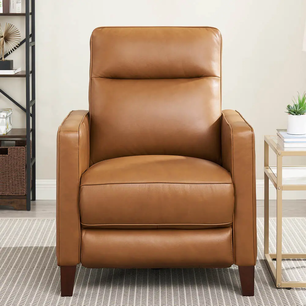Havana Cognac Brown Zero Gravity Power Recliner-5