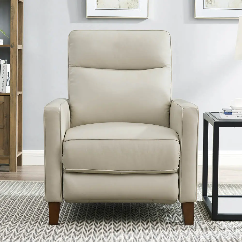 Havana Vanilla White Zero Gravity Power Recliner-5