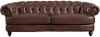 Nottingham Caramel Brown Leather Sofa