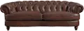 Nottingham Caramel Brown Leather Sofa