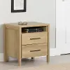 15639 Gravity Natural 2-Drawer Nightstand - South Shore