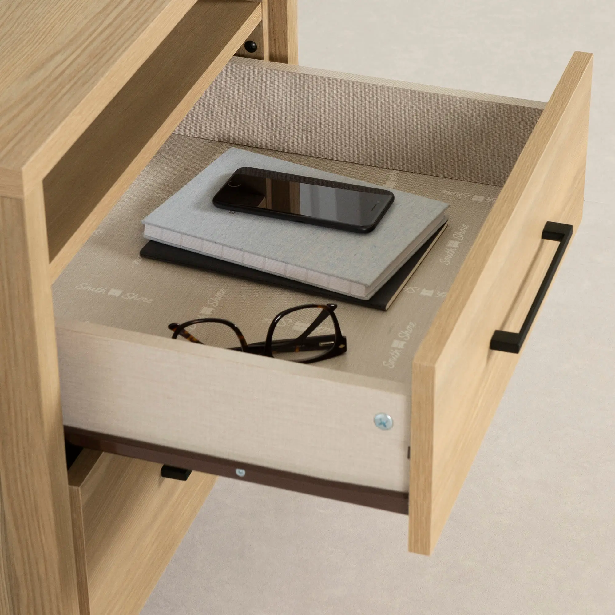 15639 Gravity Natural 2-Drawer Nightstand - South Shore-8