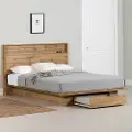 15733 Musano Oak Full/Queen Bed with Headboard
