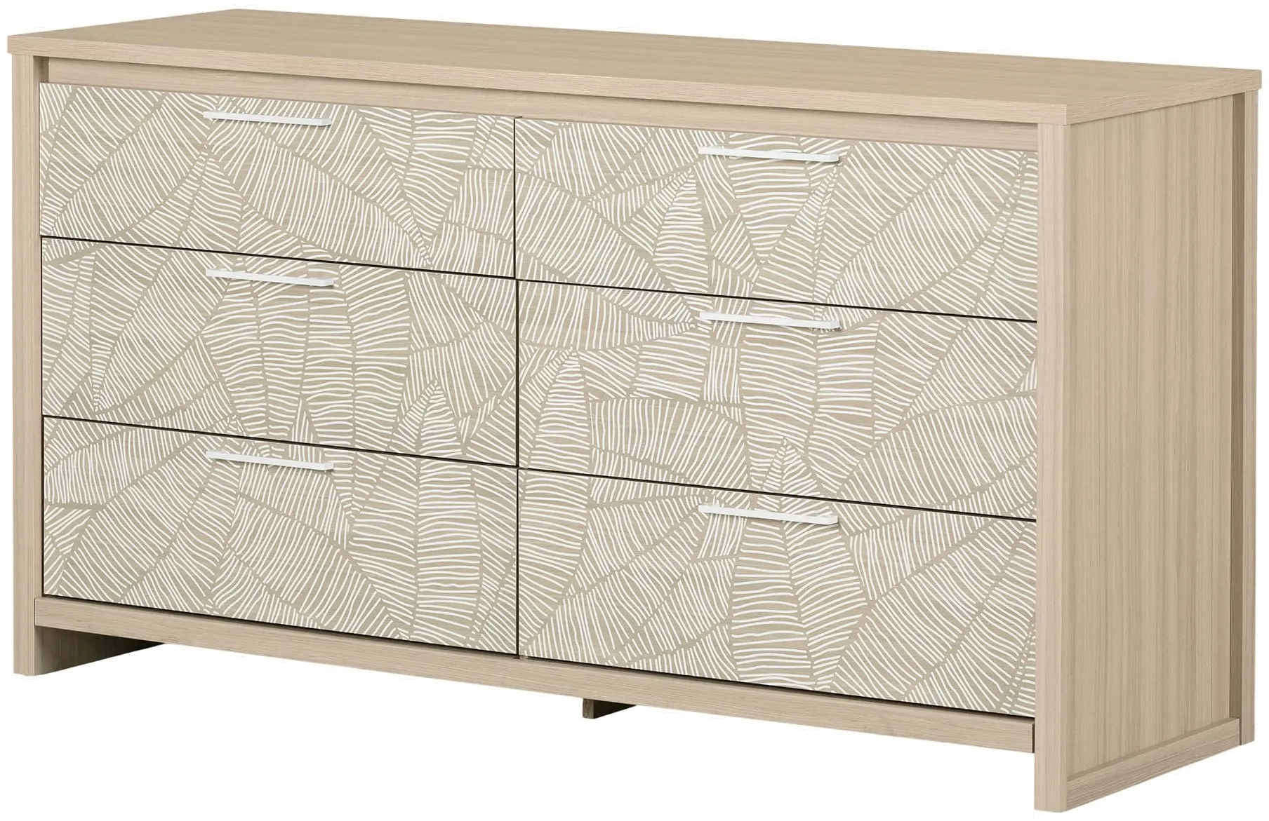 15840 Munich Natural and White Dresser - South Shore-1