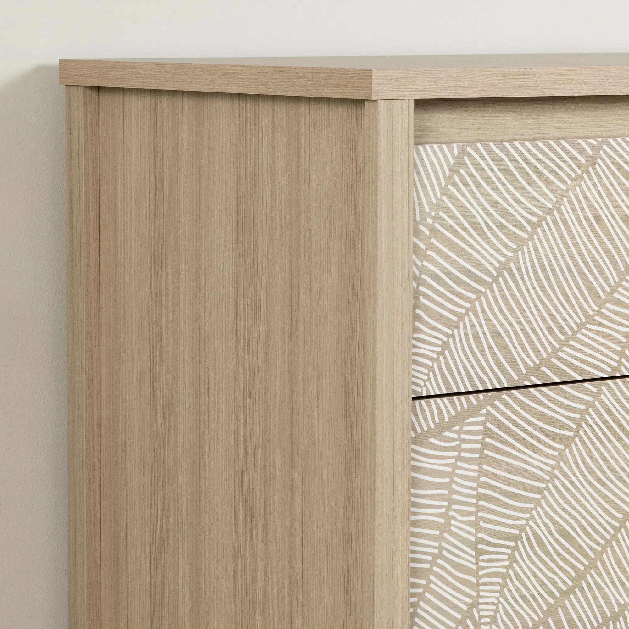 15840 Munich Natural and White Dresser - South Shore-5