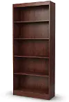 7246768C South Shore Axess Royal Cherry 5-Shelf Bookcase