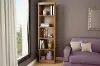 7276758 South Shore Axess Morgan Cherry 5-Shelf Narrow Bookcase
