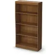 7276767C South Shore Axess Morgan Cherry 4-Shelf Bookcase
