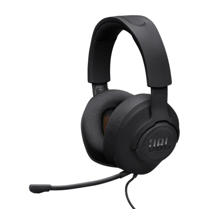 JBL Quantum 100M2 Wired Over-Ear Gaming Headphones - Black