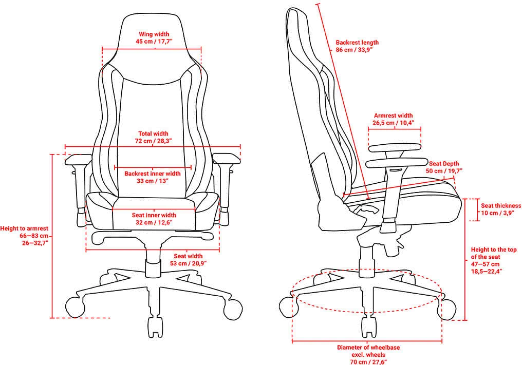 TORRETTA-SPU-RED Torretta Red Office Gaming Chair-9