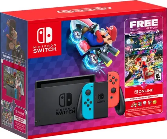 045496884437 Nintendo Switch Mario Kart 8 Deluxe Bundle-1