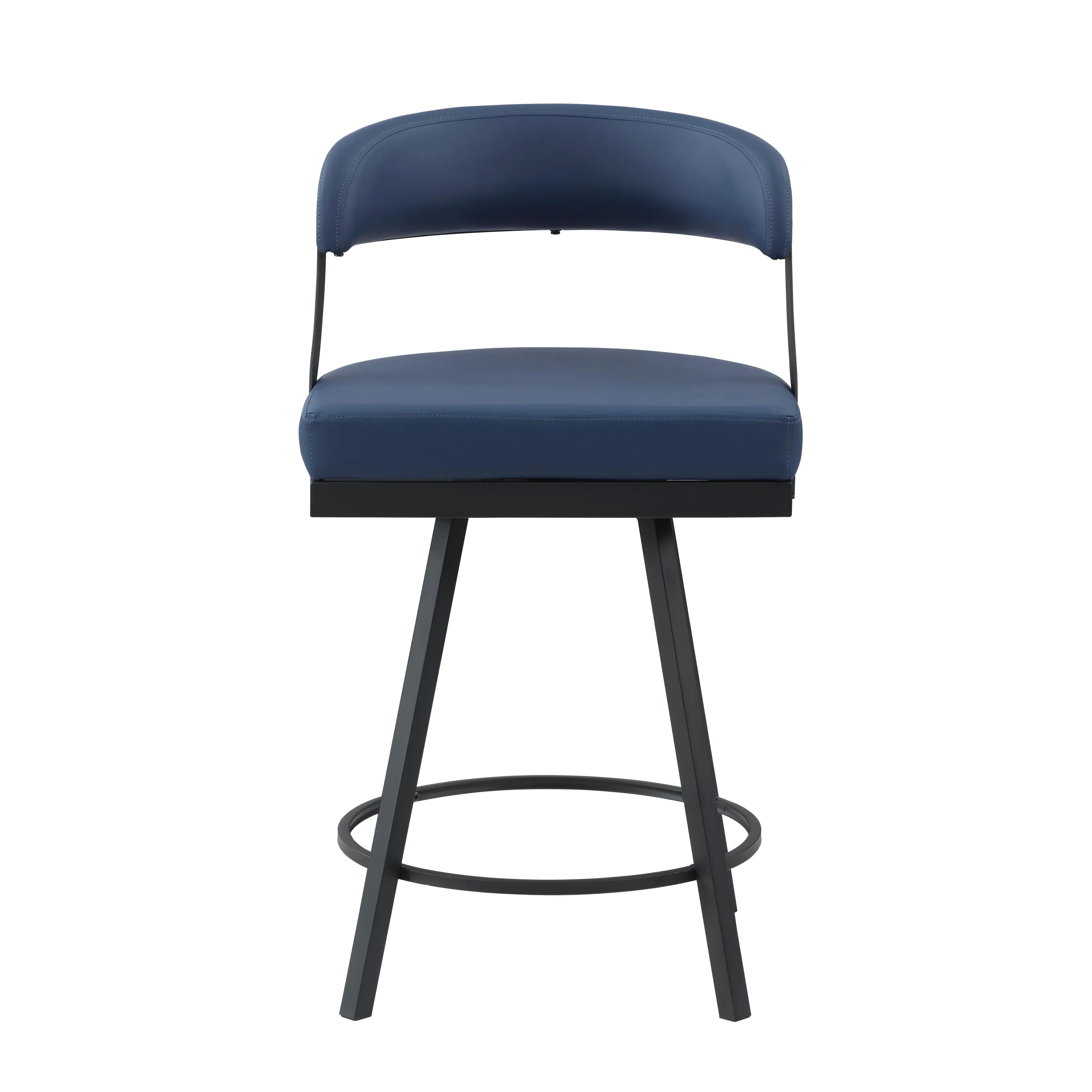 Polson Blue Faux Leather Counter-Height Stool-3