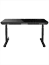 ErgoFx Adjustable Height Standing Desk With Galaxy Glass Desktop