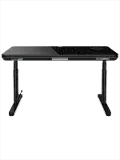 ErgoFx Adjustable Height Standing Desk With Galaxy Glass Desktop
