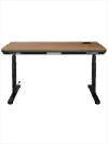 ErgoFx Adjustable Height Standing Desk With Walnut Desktop