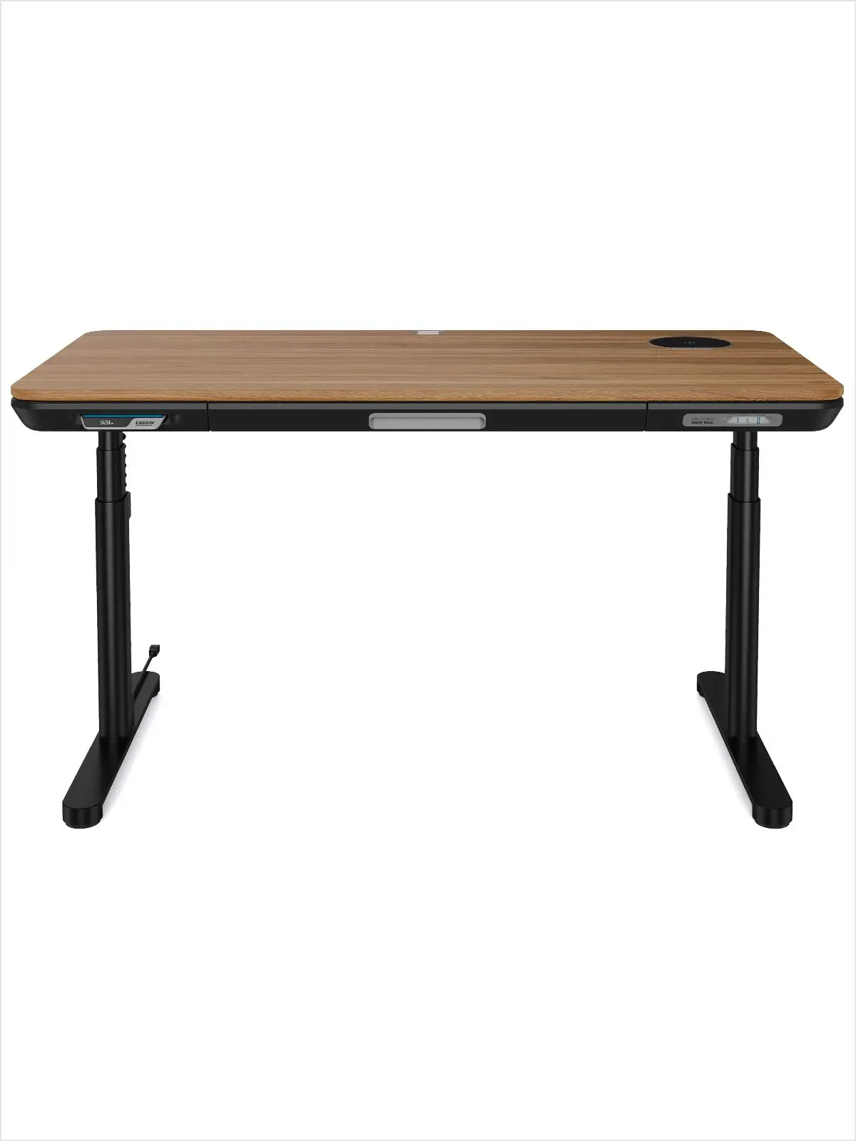 ErgoFx Adjustable Height Standing Desk With Walnut Desktop-3